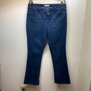 J. Jill Denim SZ 14 Smooth-fit Barely Boot Cut Stretchy Jean